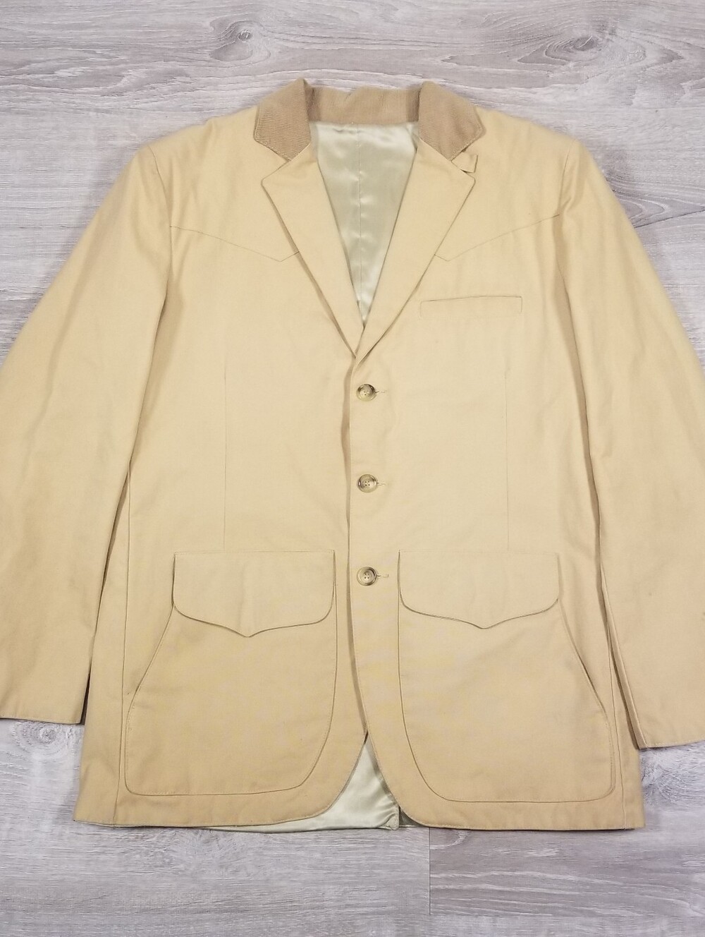 Vintage Schaefer Outfitter Chore Jacket Blazer Mens 42 Canvas Western Ranch